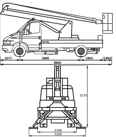 Autoplošina IVECO MP16